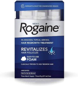 רוגיין קצף | Rogaine Foam 5% לגבר ל - 3 חודשים